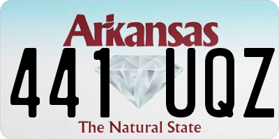 AR license plate 441UQZ