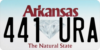 AR license plate 441URA