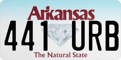AR license plate 441URB