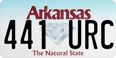 AR license plate 441URC