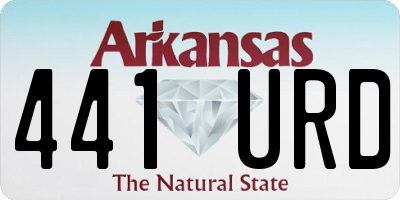 AR license plate 441URD