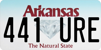 AR license plate 441URE