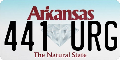 AR license plate 441URG
