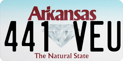 AR license plate 441VEU