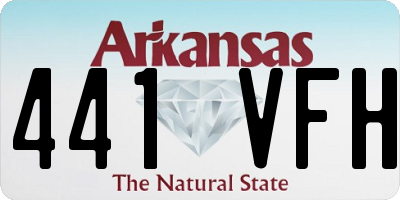 AR license plate 441VFH