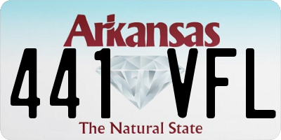 AR license plate 441VFL
