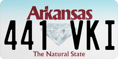 AR license plate 441VKI