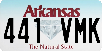 AR license plate 441VMK