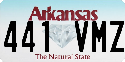 AR license plate 441VMZ