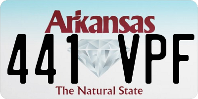 AR license plate 441VPF