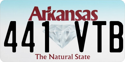 AR license plate 441VTB