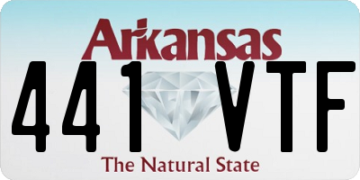 AR license plate 441VTF