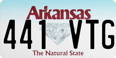 AR license plate 441VTG