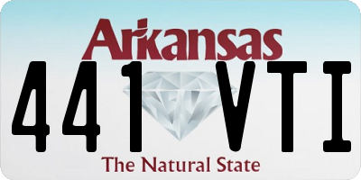 AR license plate 441VTI