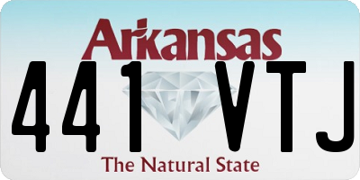 AR license plate 441VTJ