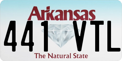 AR license plate 441VTL