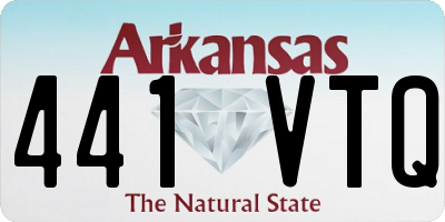 AR license plate 441VTQ