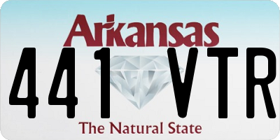 AR license plate 441VTR