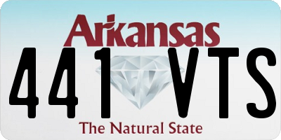 AR license plate 441VTS