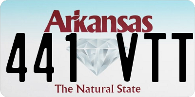 AR license plate 441VTT