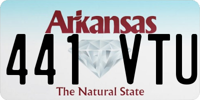 AR license plate 441VTU