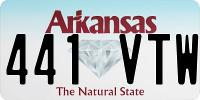 AR license plate 441VTW
