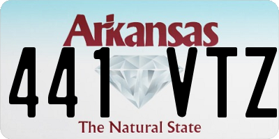 AR license plate 441VTZ