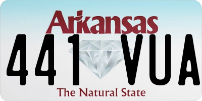 AR license plate 441VUA