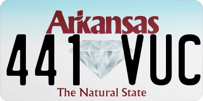 AR license plate 441VUC