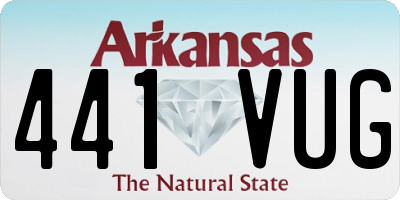 AR license plate 441VUG