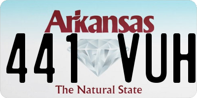 AR license plate 441VUH
