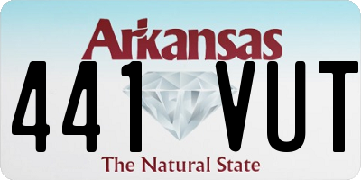 AR license plate 441VUT