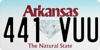 AR license plate 441VUU