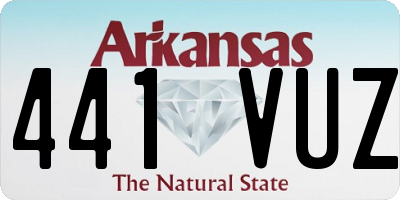 AR license plate 441VUZ