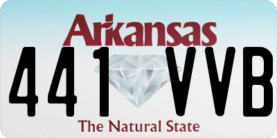 AR license plate 441VVB