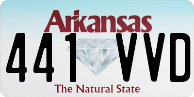 AR license plate 441VVD