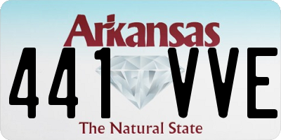 AR license plate 441VVE