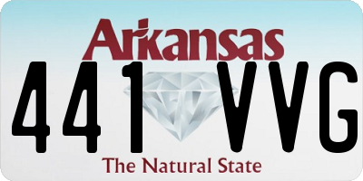 AR license plate 441VVG
