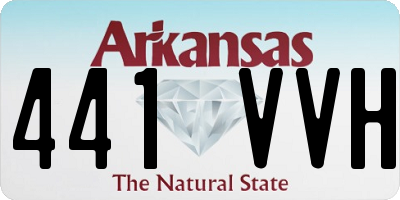 AR license plate 441VVH