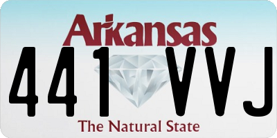 AR license plate 441VVJ