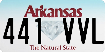 AR license plate 441VVL