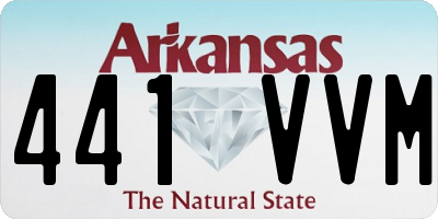 AR license plate 441VVM