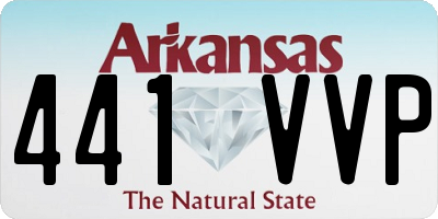 AR license plate 441VVP