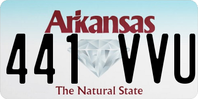 AR license plate 441VVU