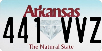 AR license plate 441VVZ