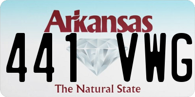AR license plate 441VWG