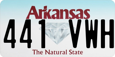AR license plate 441VWH