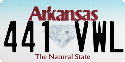 AR license plate 441VWL