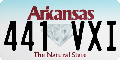 AR license plate 441VXI