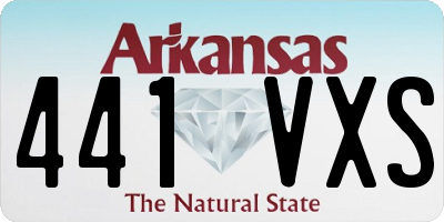AR license plate 441VXS